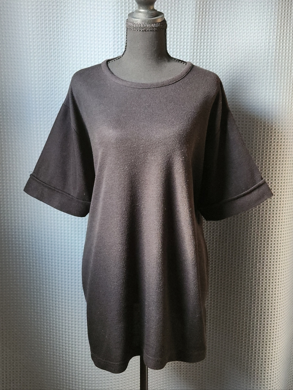 Sag Harbor Black Short-Sleeve Top